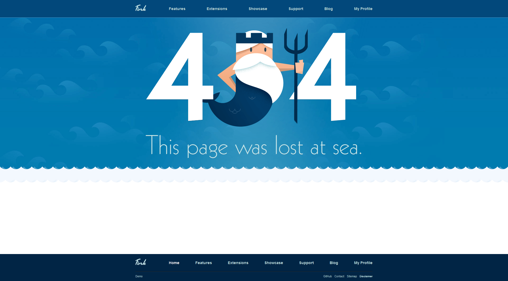 Pagina 404 di Fork