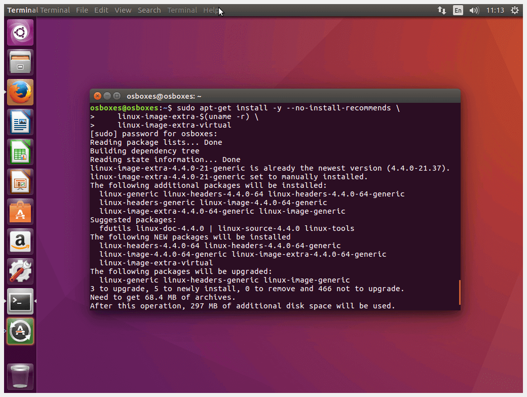 L’installazione dei pacchetti tramite i terminal di Ubuntu