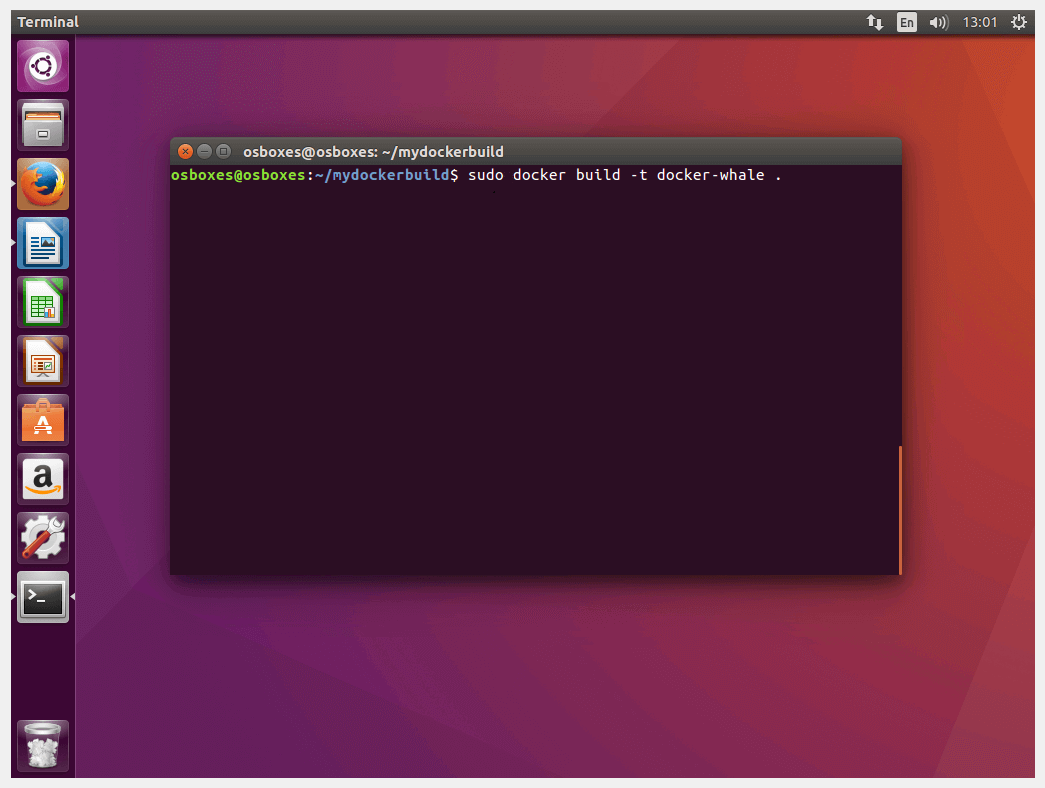 La creazione di una Image attraverso il terminale di Ubuntu