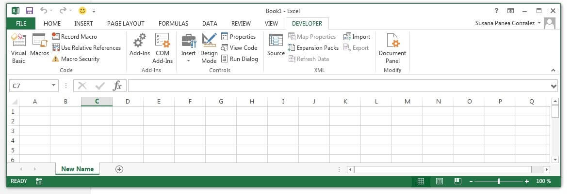 Foglio di Excel rinominato dopo l’esecuzione della macro RenameWorksheets