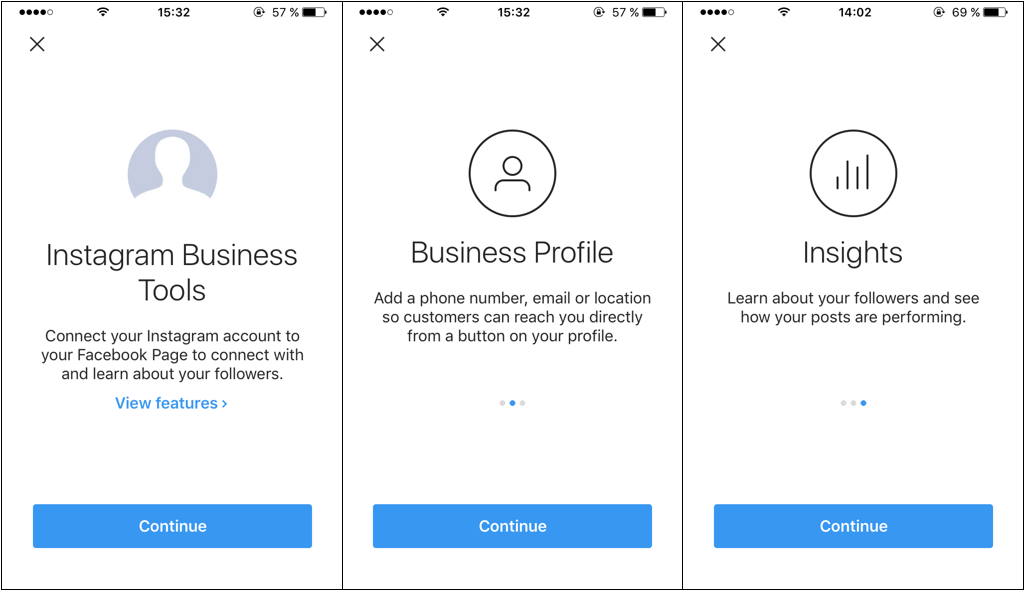 Panoramica delle funzioni di Instagram Business Tools