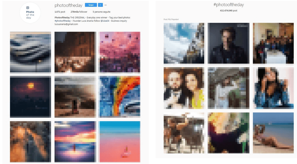 Il profilo photooftheday su Instagram raccoglie le foto più belle con l’omonimo hashtag