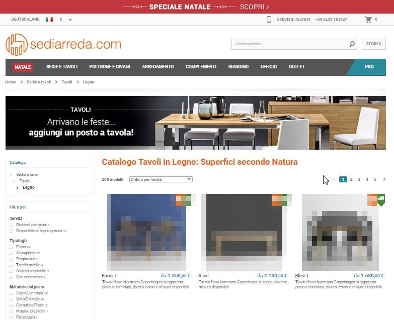 Homepage di sediarreda.com