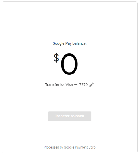 Bonifico da Google Pay