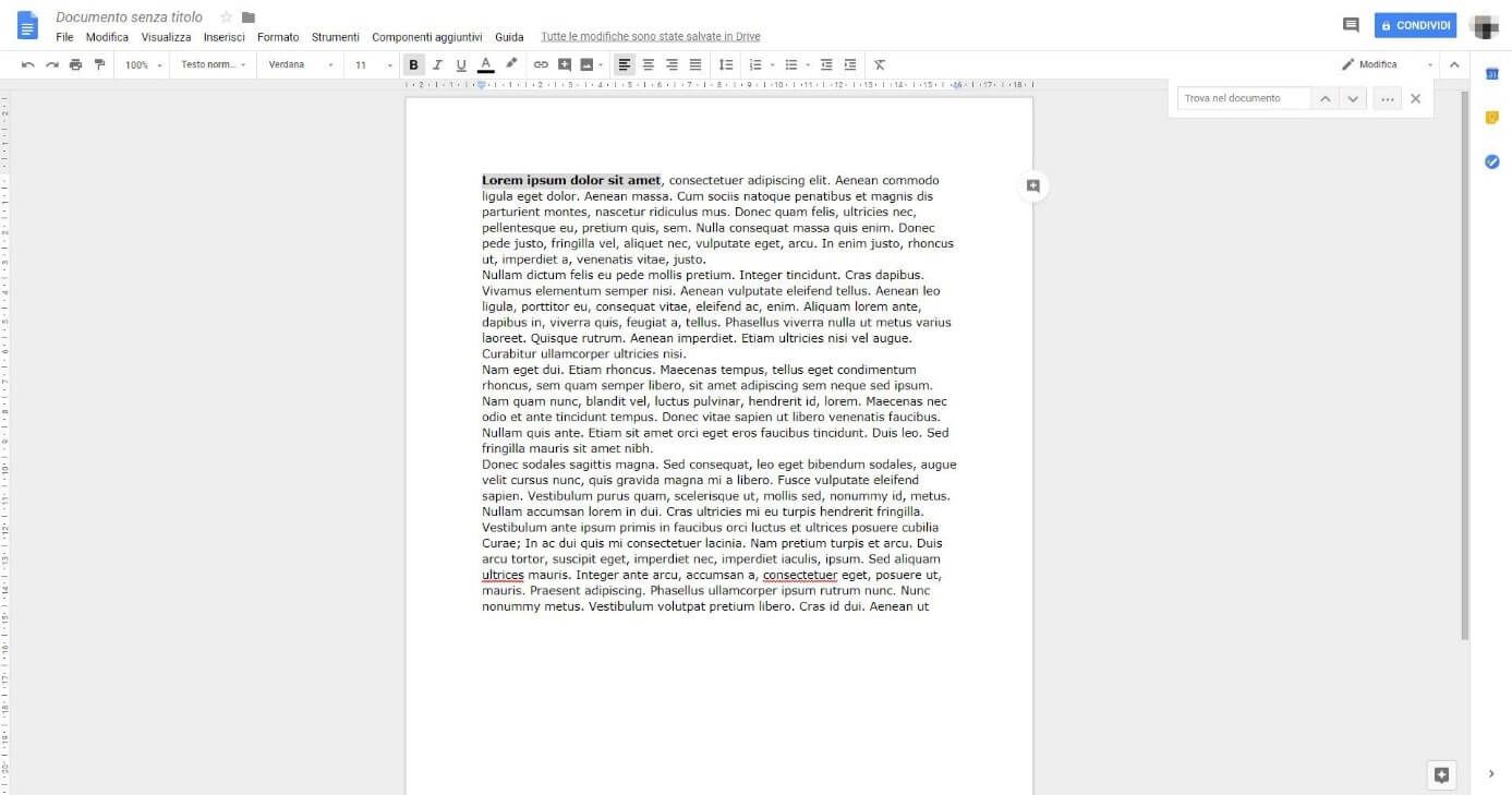 Modificare un PDF su Google Docs