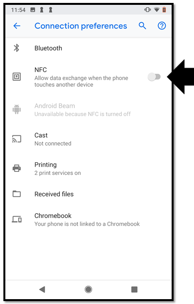 Interfaccia utente di Android: impostazioni di collegamento