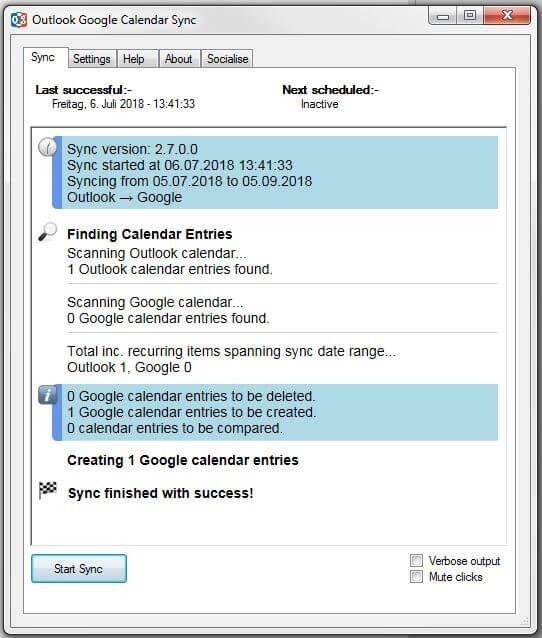 Outlook Google Calendar Sync: sincronizzazione dei calendari