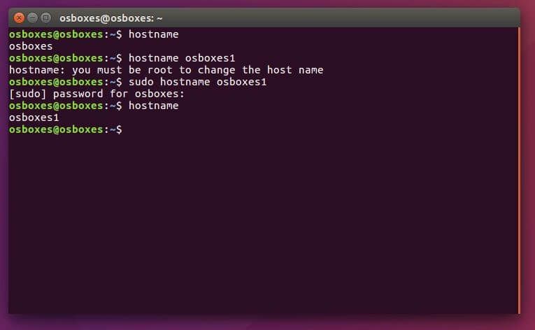 Visualizzazione e modifica dell’hostname su Linux