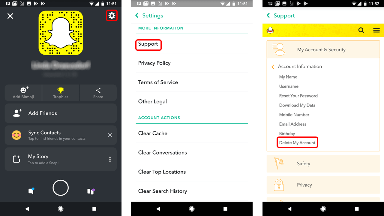 Eliminare un account Snapchat La soluzione più rapida IONOS