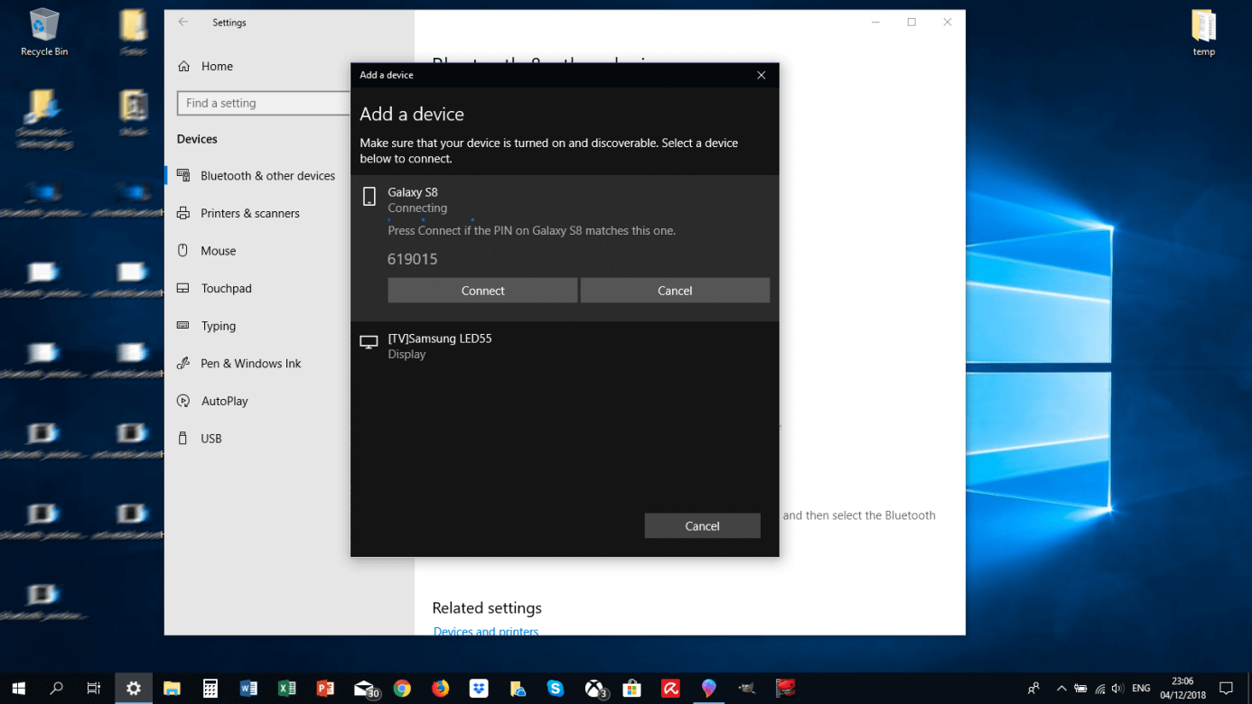 Aggiungere un dispositivo Bluetooth in Windows 10