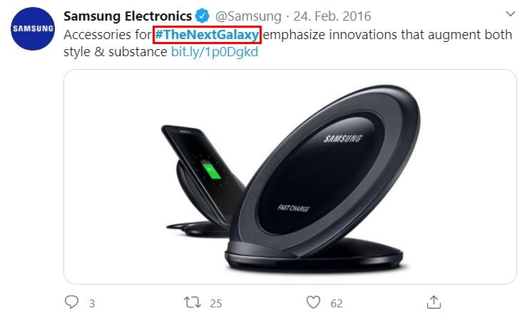 Hashtag Marketing: Samsung Electronics su Twitter