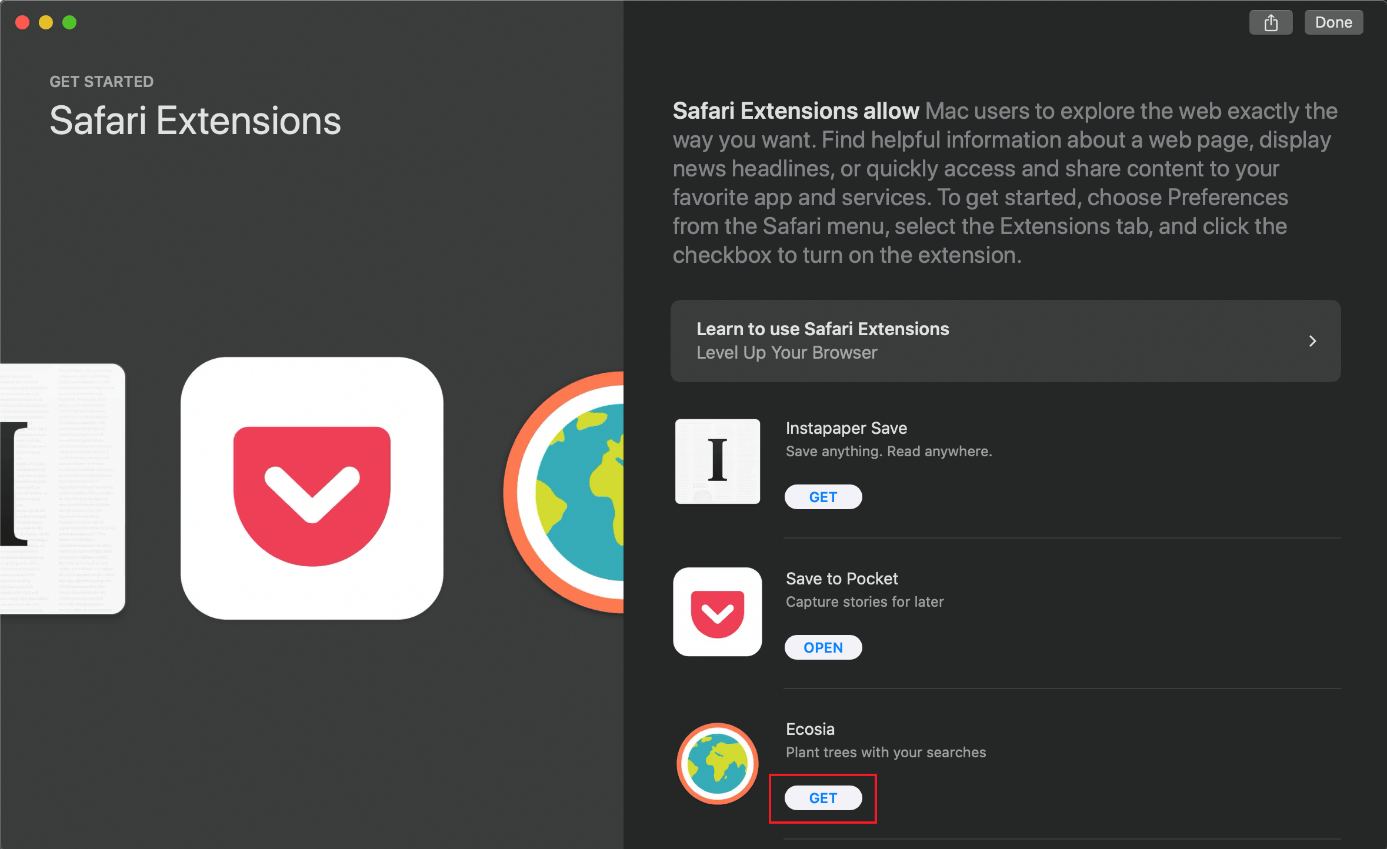 L’elenco degli add-on disponibili per Safari nell’App Store