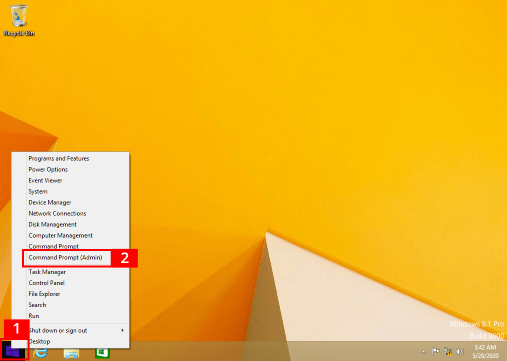 Apertura di bcdedit direttamente da Windows 8