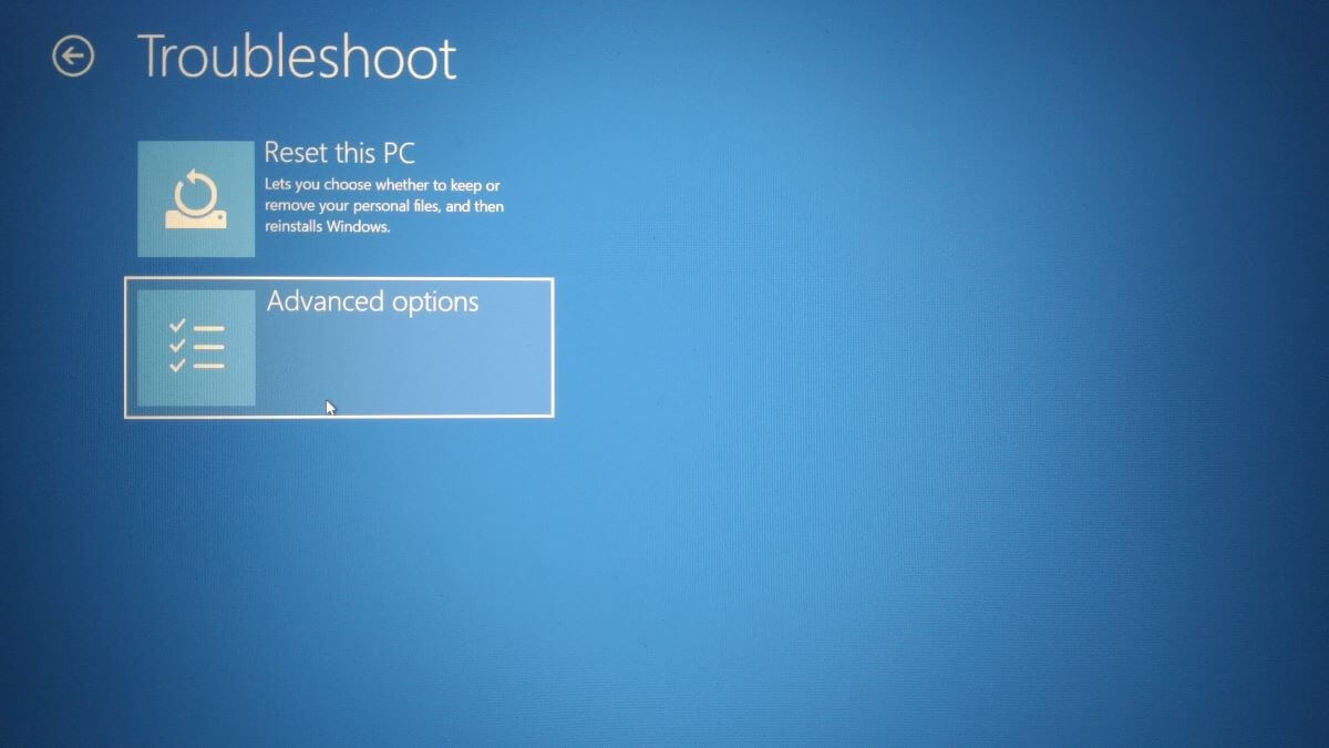 Schermata Windows 10 UEFI – Risoluzione dei problemi