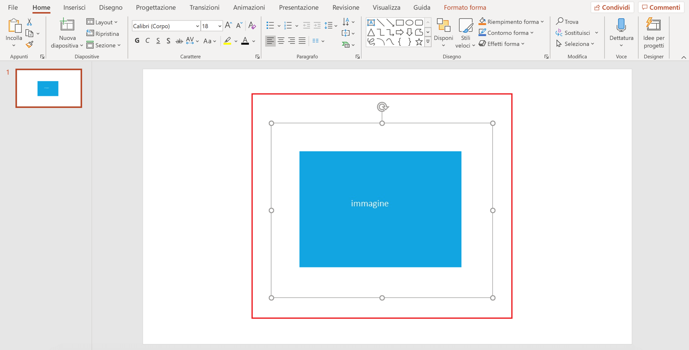 PowerPoint: inserire la casella di testo intorno all’immagine 