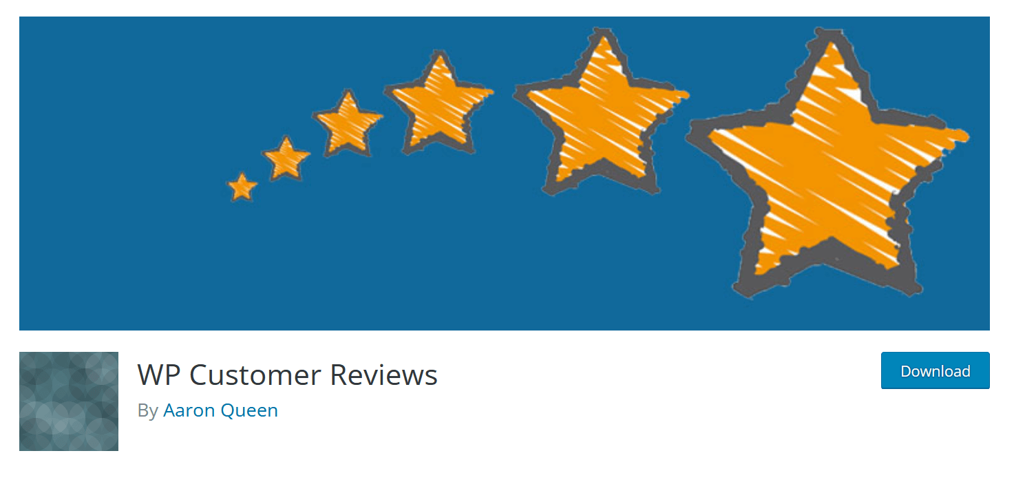 WP Customer Reviews è una soluzione semplice e chiara per inserire le recensioni su WordPress