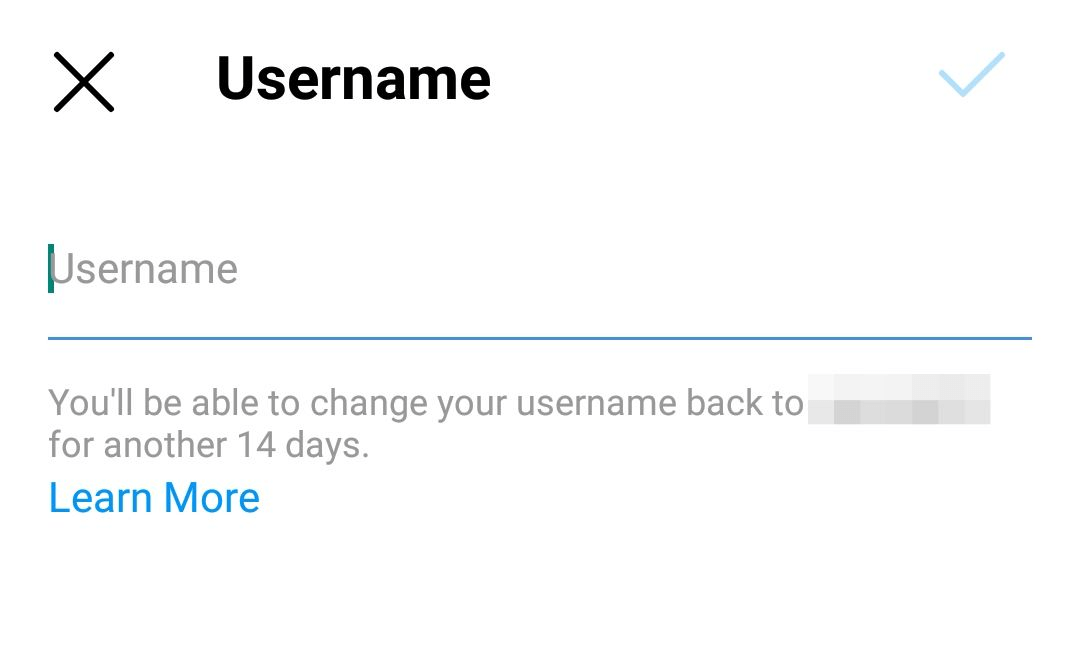 Instagram: cambiare il nome utente