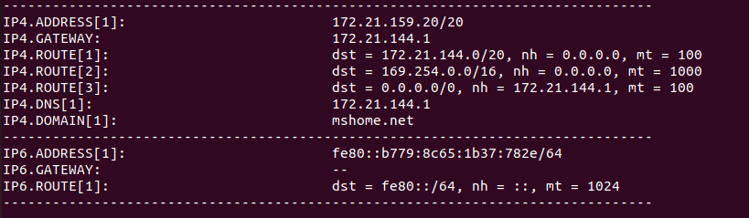 Screenshot del NetworkManager su Debian
