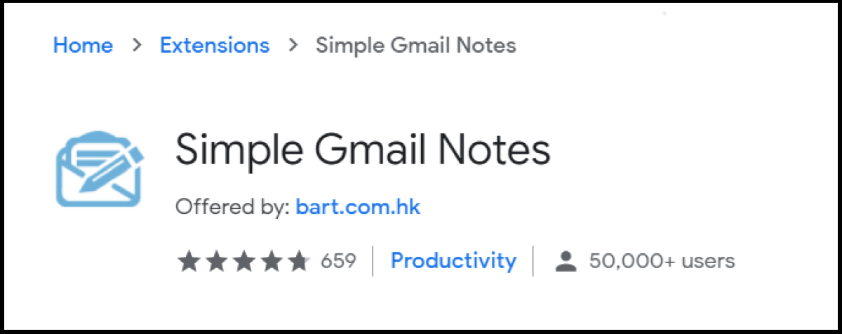 Simple Gmail Notes consente di aggiungere brevi commenti alle e-mail per orientarsi meglio