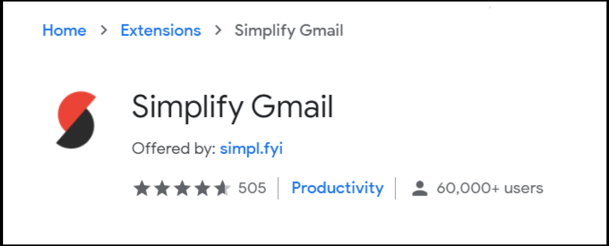 Simplify Gmail riduce le funzioni di Gmail all’essenziale