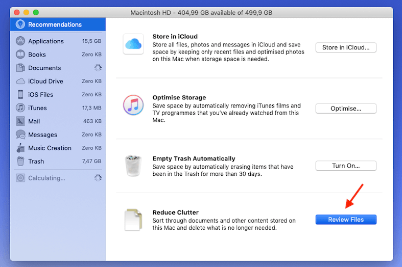 Velocizzare Mac: ottimizzare l’archiviazione