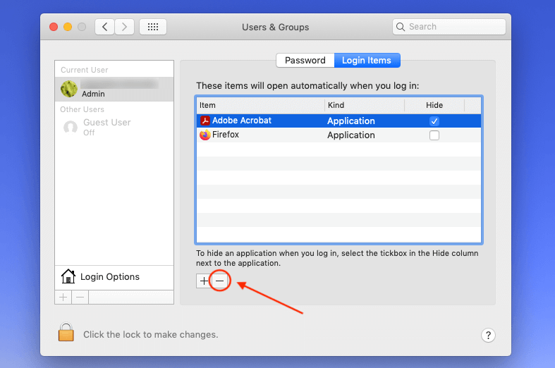 Velocizzare Mac: rimuovere gli elementi di login