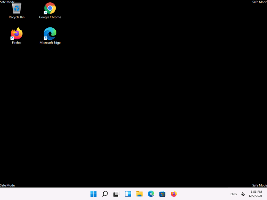 Windows 11 in modalità provvisoria