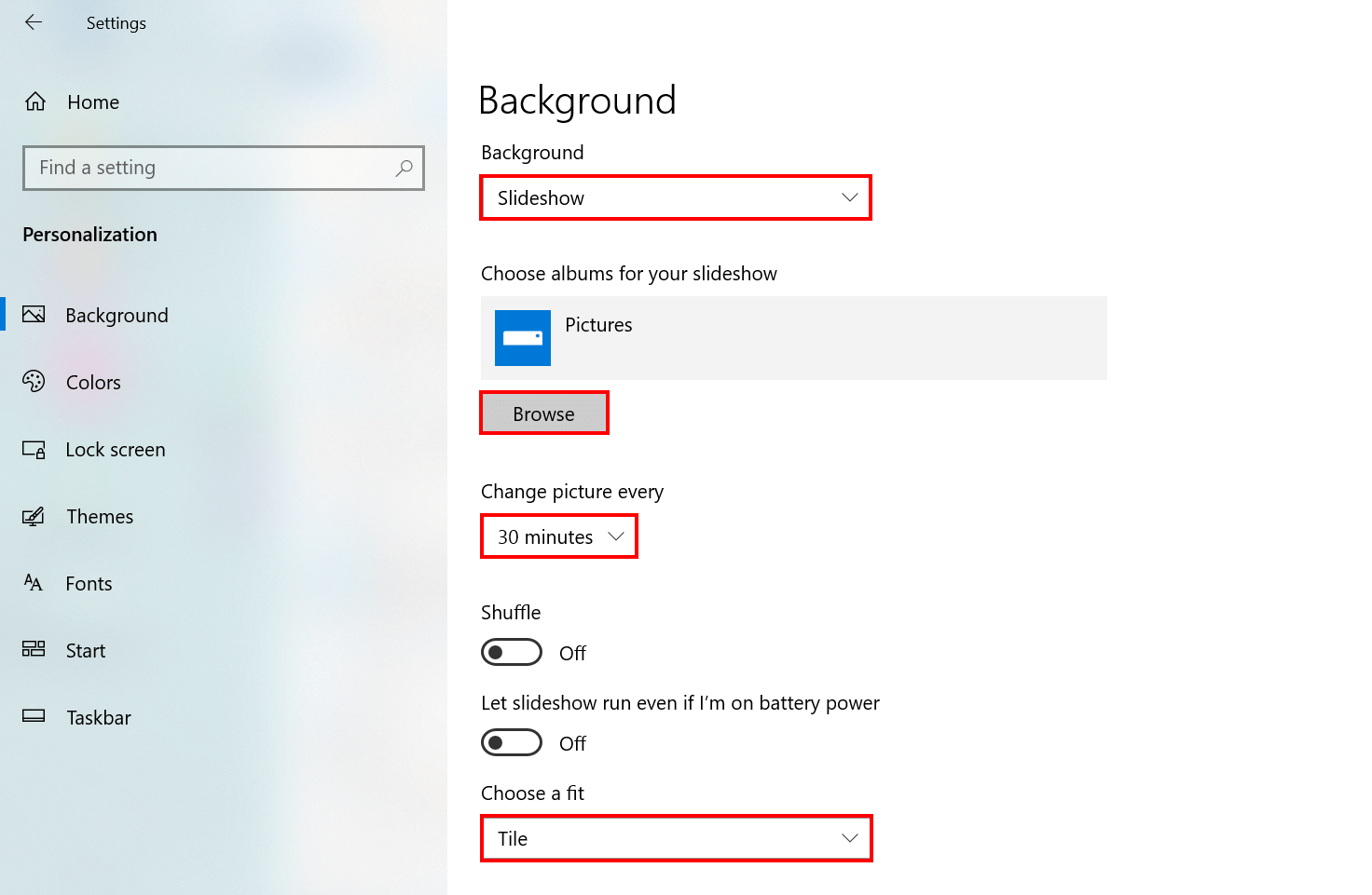 Windows 10: cambiare lo sfondo del desktop (presentazione)