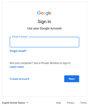 Account Google: accesso e registrazione