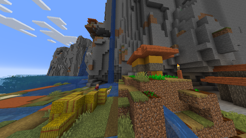 Screenshot del mondo Vertical Island Village -6537256334104833826 su Minecraft Screenshot del mondo Vertical Island Village -6537256334104833826 su Minecraft