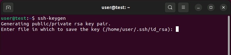 Generazione di chiavi SSH tramite il terminale di Ubuntu Generazione di chiavi SSH tramite il terminale di Ubuntu