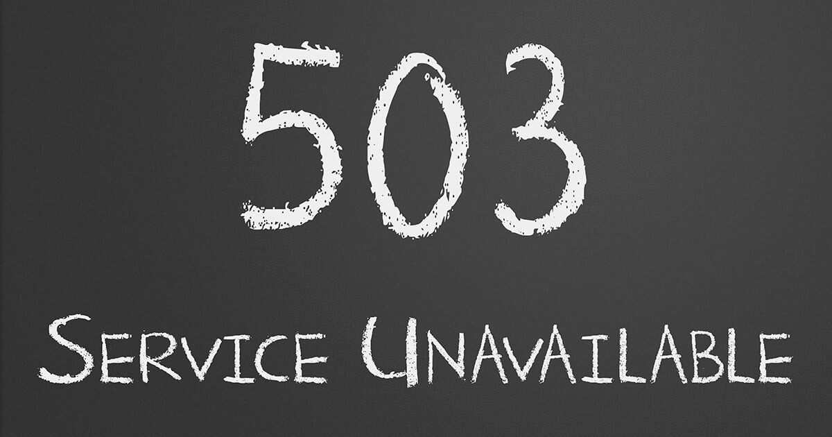 HTTP 503: come fare quando il servizio non è disponibile