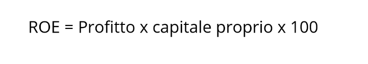 Formula per il calcolo del ROE Immagine: Formula per il calcolo del ROE