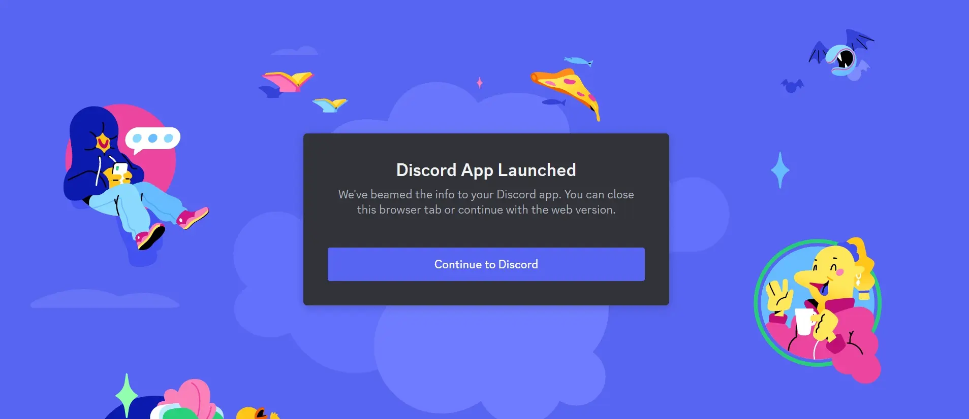 Pagina di invito del server Discord Immagine: Pagina di invito del server Discord