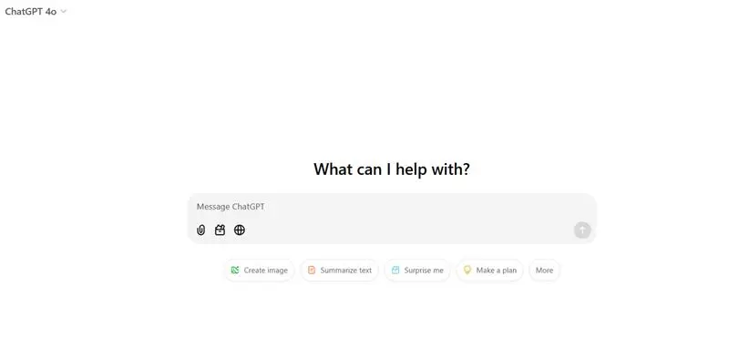Screenshot dell’interfaccia utente di ChatGPT Immagine: Screenshot dell’interfaccia utente di ChatGPT