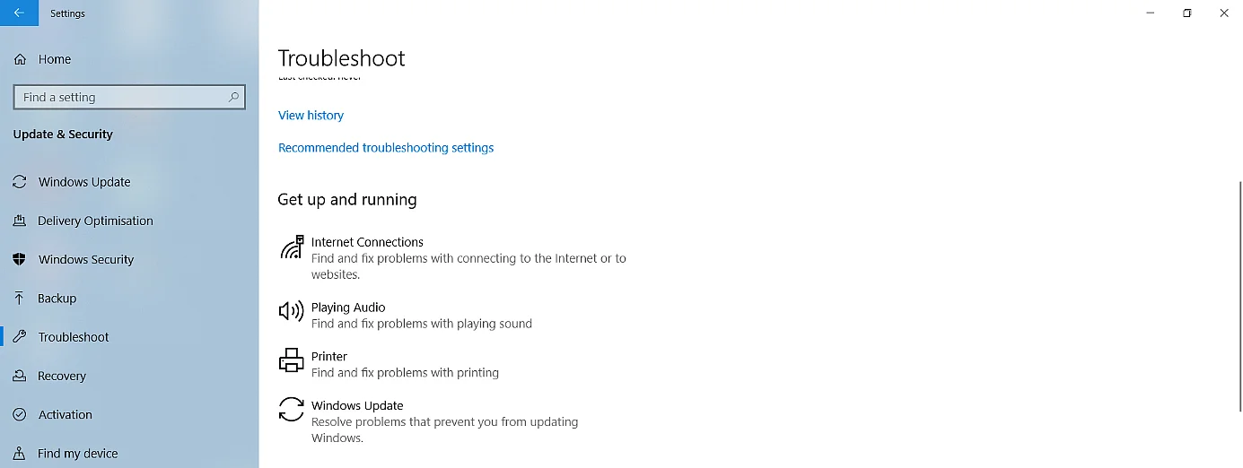 Risoluzione dei problemi di Windows Update Immagine: Risoluzione dei problemi di Windows Update