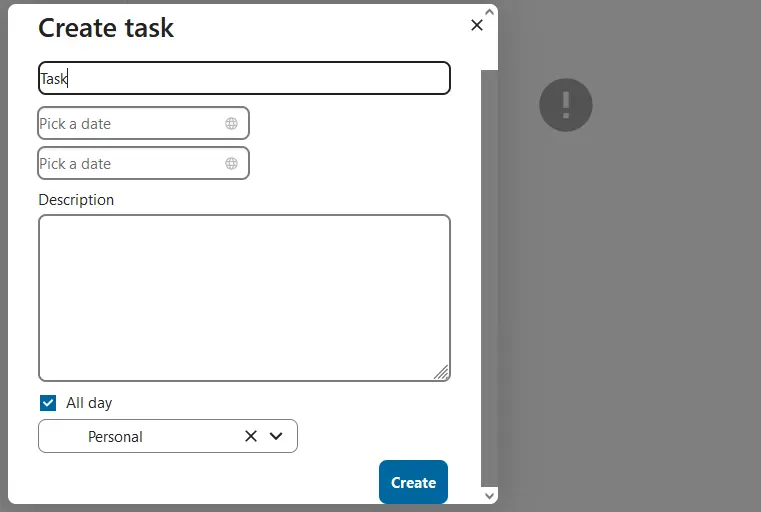 Creare un’attività con Nextcloud Mail Immagine: Creare un’attività con Nextcloud Mail