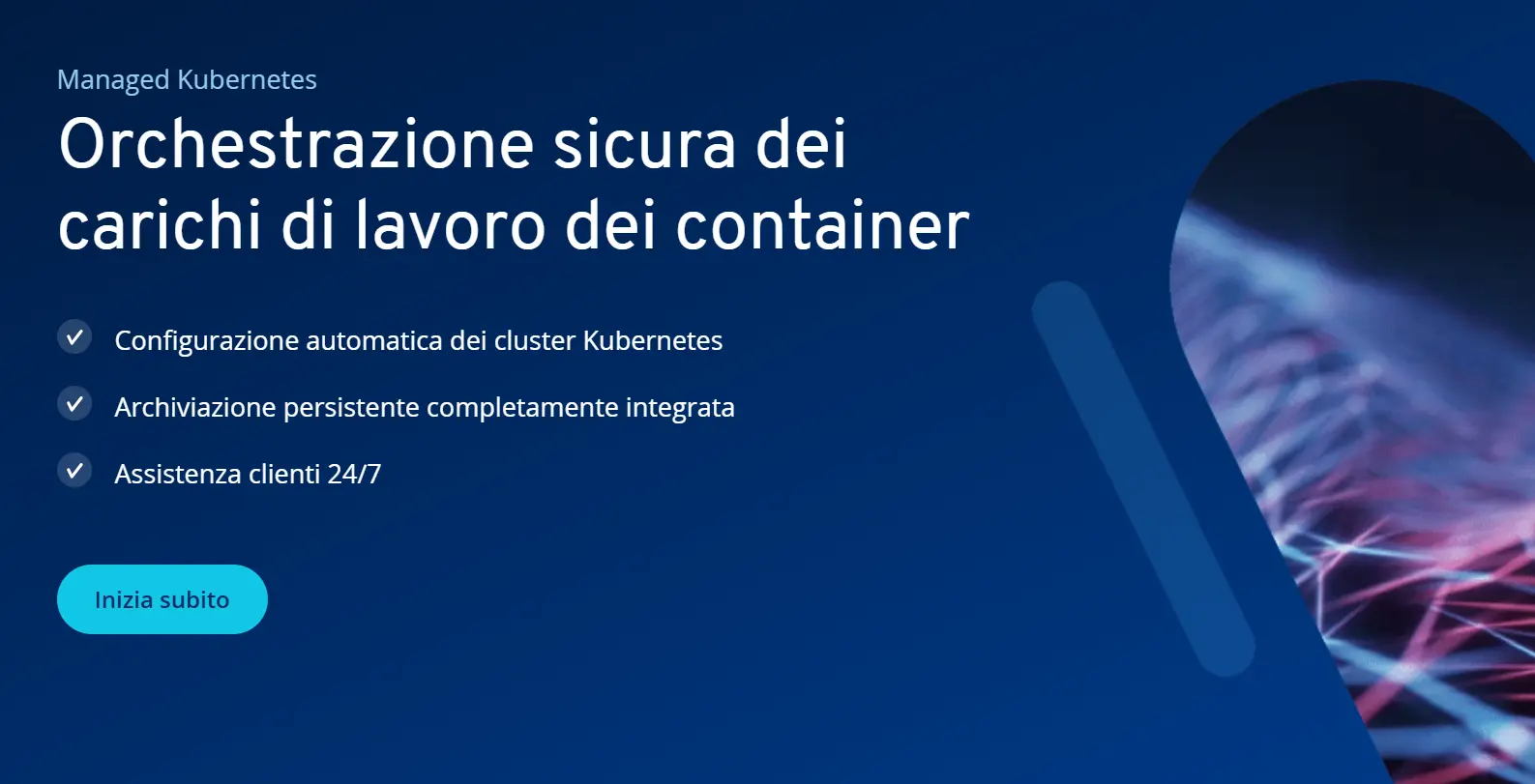 Sito web del prodotto IONOS Managed Kubernetes Immagine: Sito web del prodotto IONOS Managed Kubernetes