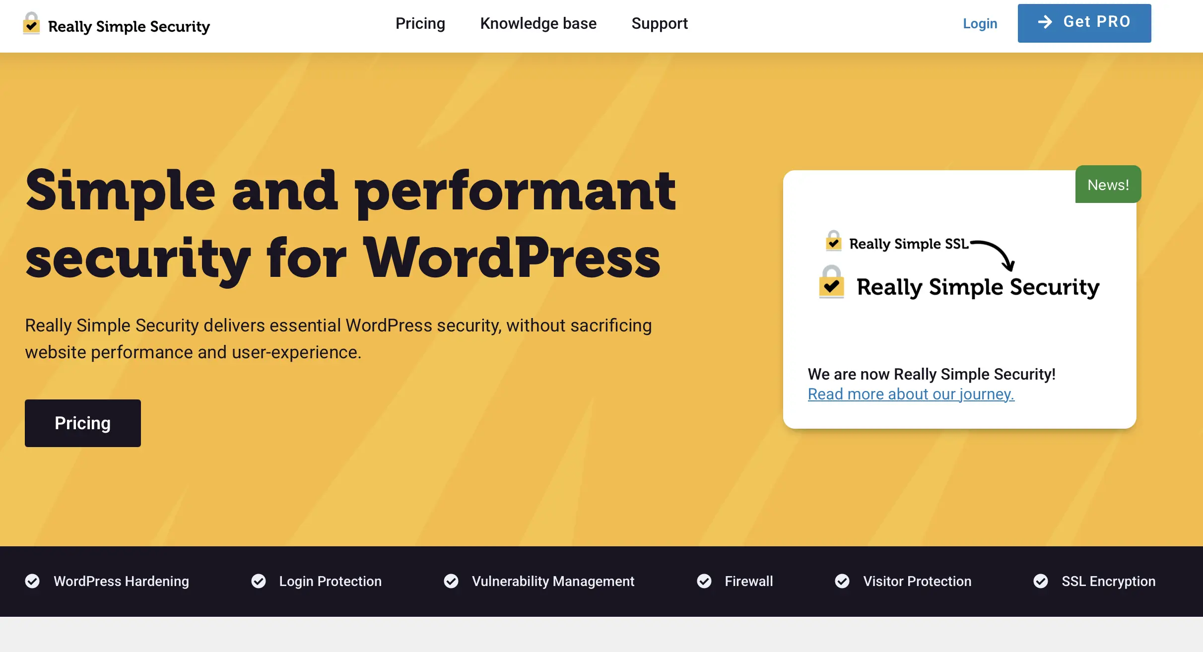 Immagine: Sito web di Really Simple Security