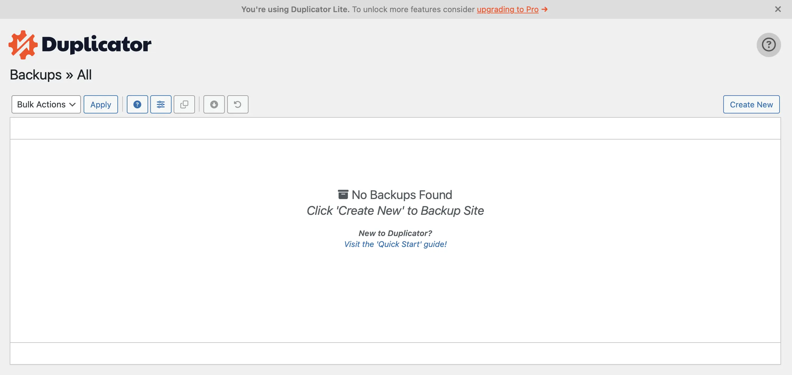 Screenshot di WordPress Duplicator Immagine: Screenshot di WordPress Duplicator