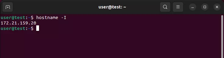 Immagine: Screenshot del metodo hostname