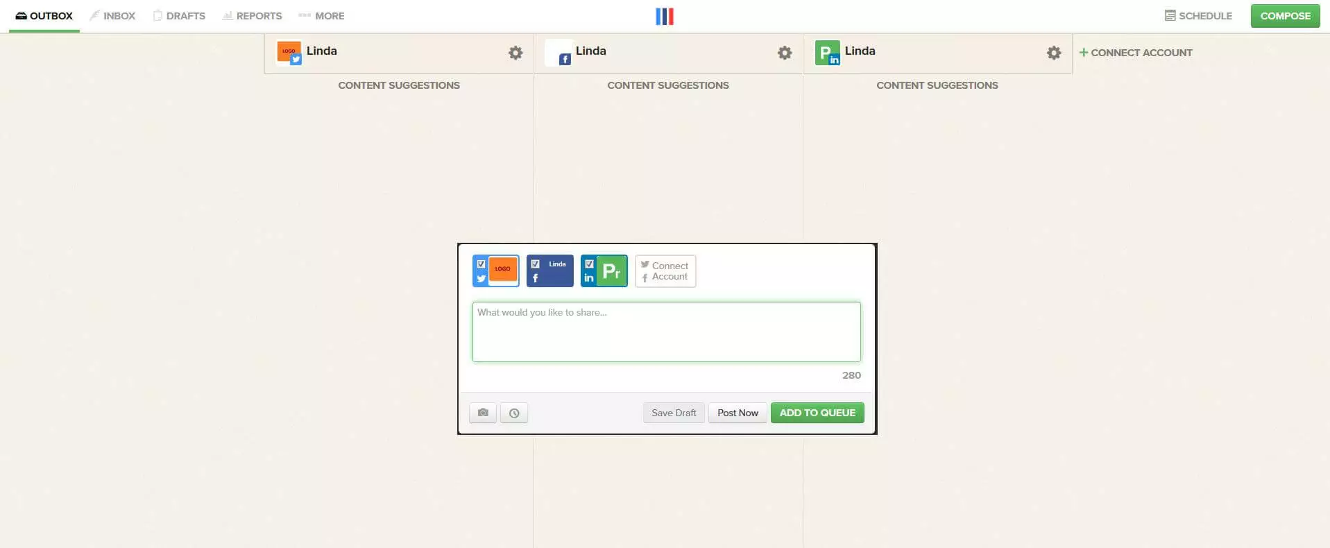 Immagine: Interfaccia utente di Stacker