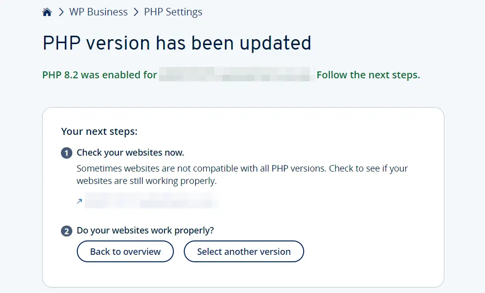 Area cliente di IONOS: disdetta del supporto esteso per PHP Immagine: Area cliente di IONOS: disdetta del supporto esteso per PHP