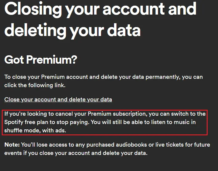 Spotify: passa alla versione gratuita Immagine: Spotify: passa alla versione gratuita