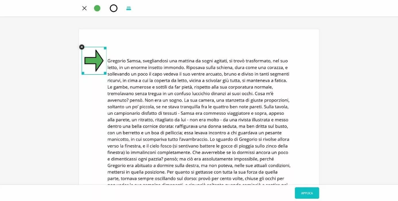Immagine: Incorporare forme e disegni in un file PDF a posteriori con Smallpdf