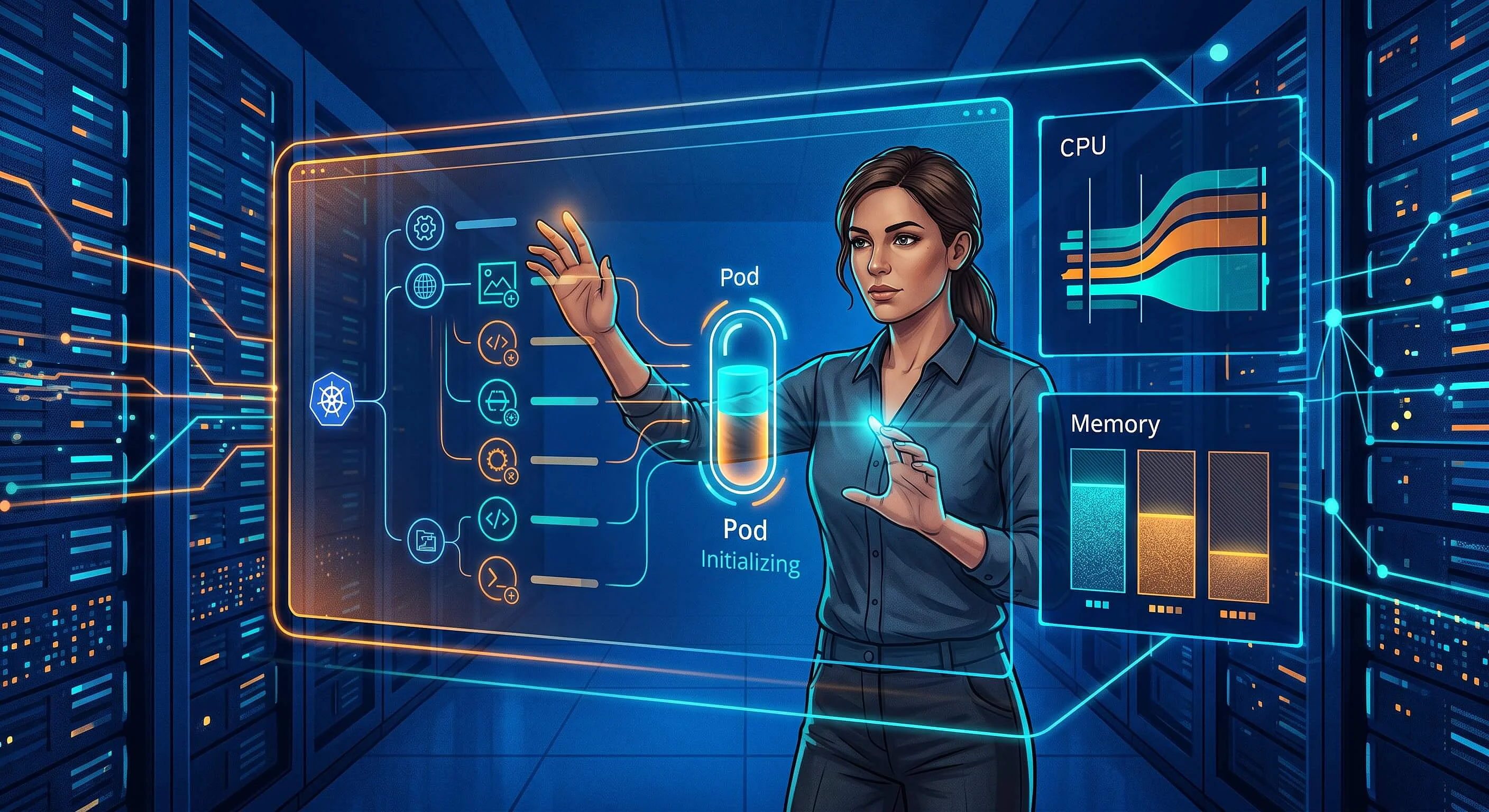 Immagine: Creazione di pod di Kubernetes
