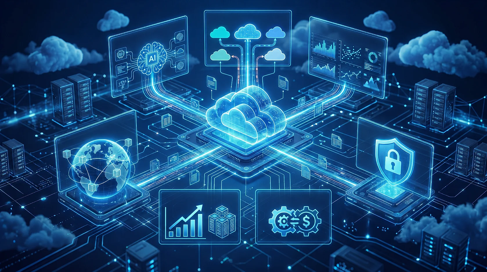 Immagine: I vantaggi del cloud computing