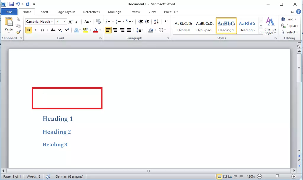 Immagine: Microsoft Word 2016