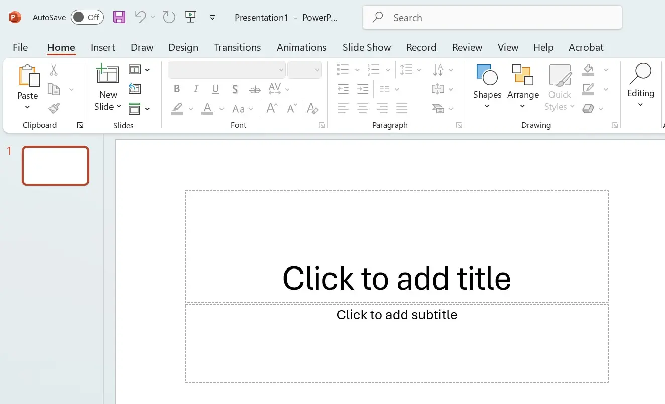 Immagine: Screenshot di PowerPoint
