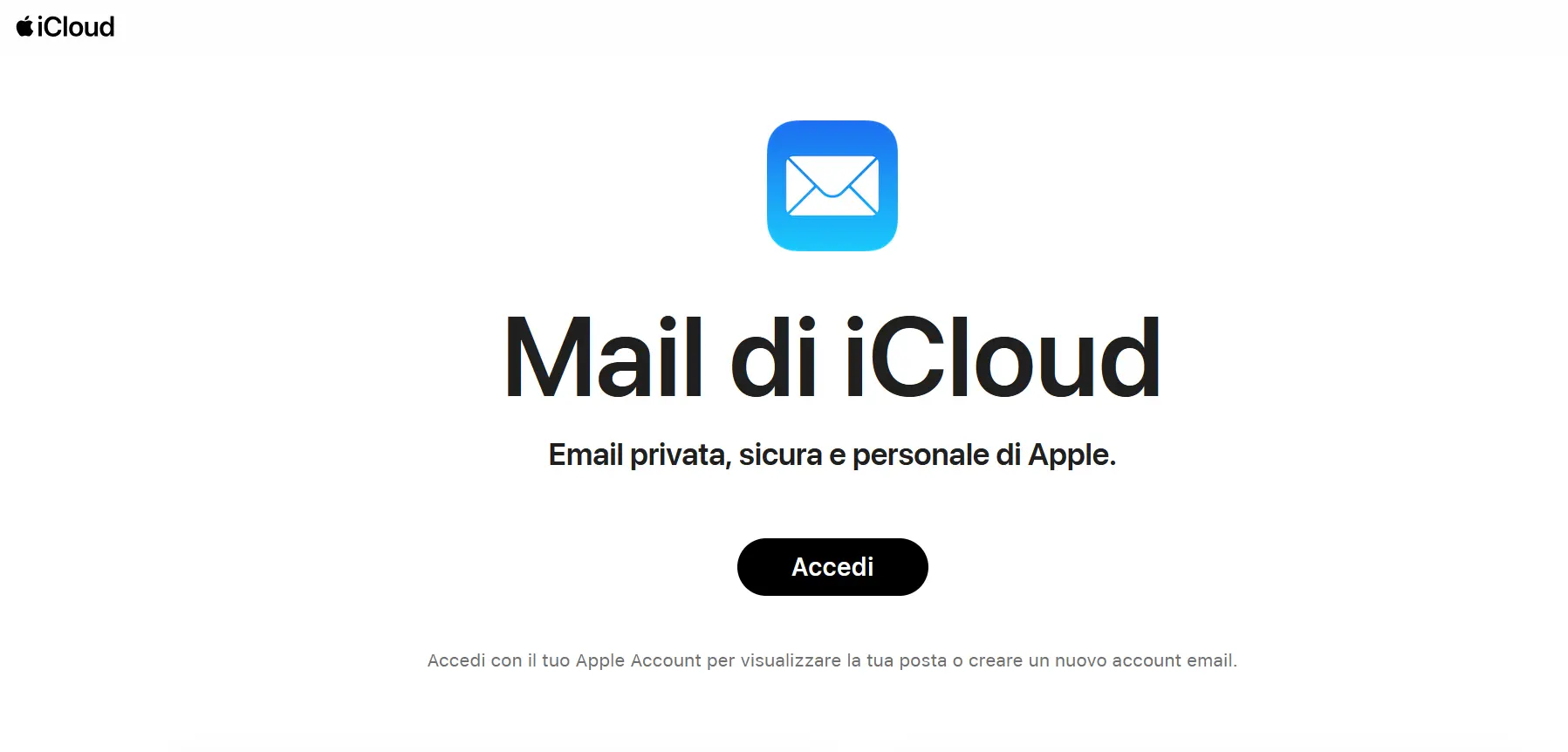 Immagine: iCloud Mail di Apple